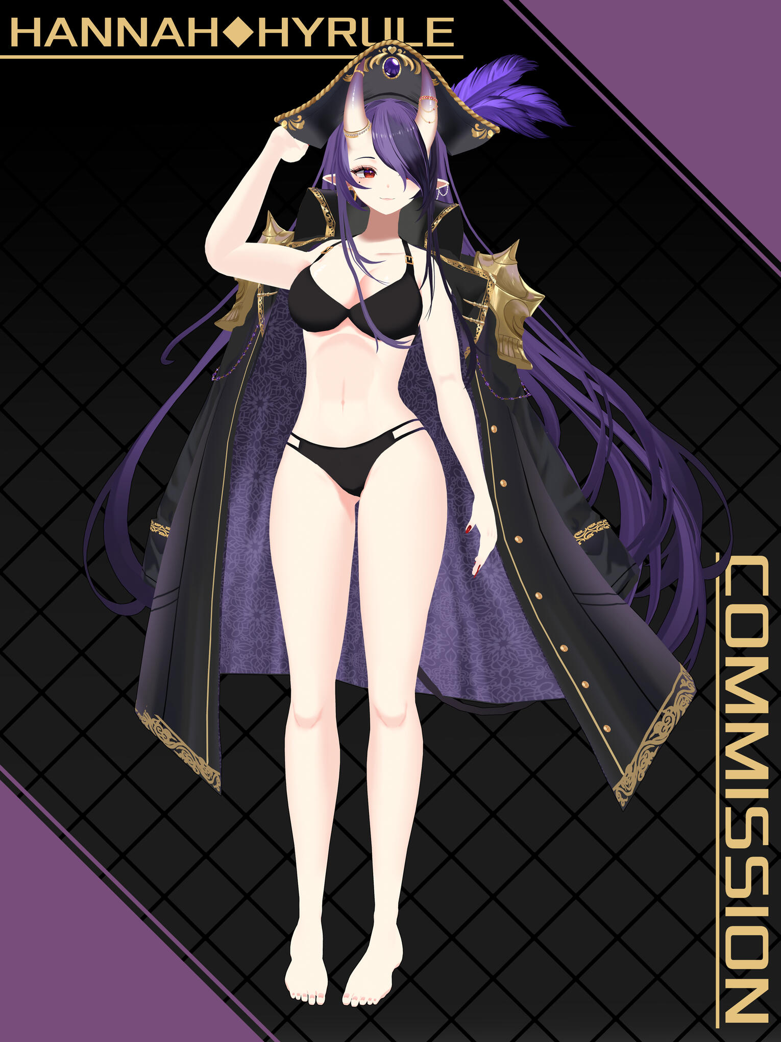 HannahHyrule Swimsuit Version @HannahVtuber